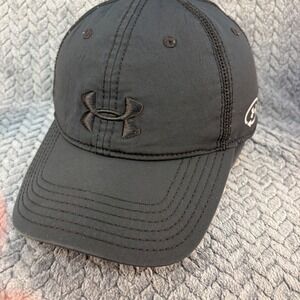 Under Armour Womens Black Adjustable Baseball Cap Athletic Running Hat